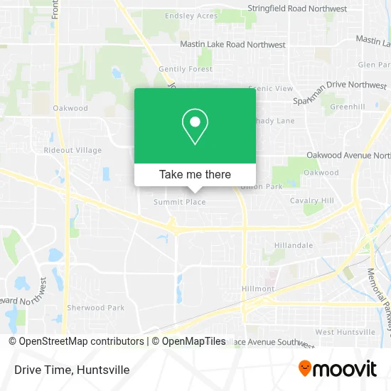 Drive Time map