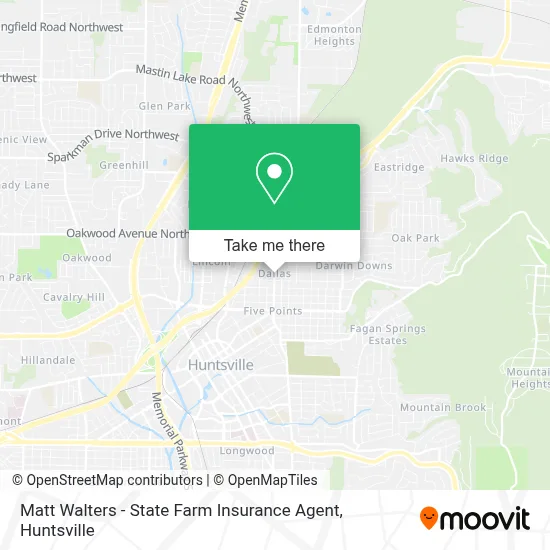 Matt Walters - State Farm Insurance Agent map