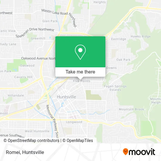 Romei map