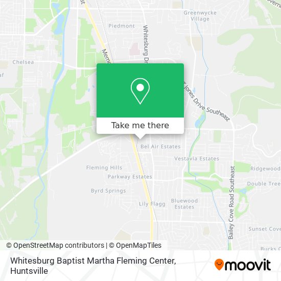 Whitesburg Baptist Martha Fleming Center map