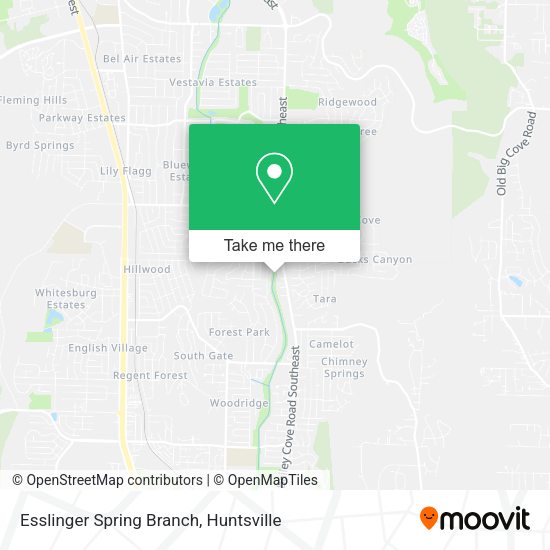 Esslinger Spring Branch map