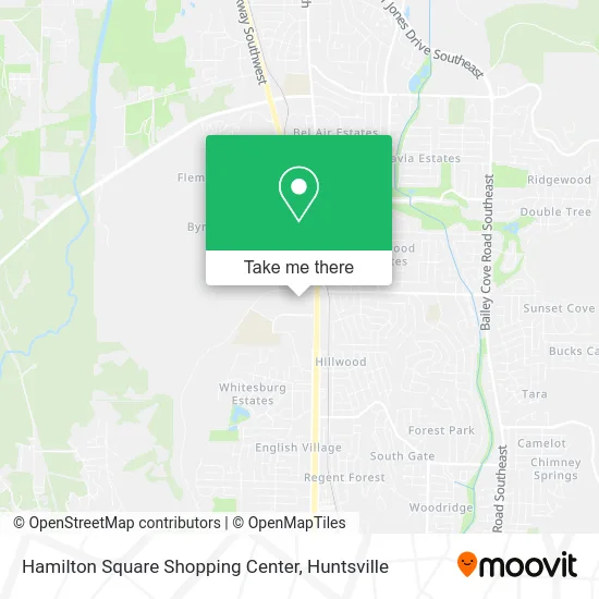Hamilton Square Shopping Center map