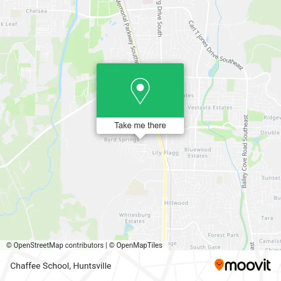 Chaffee School map