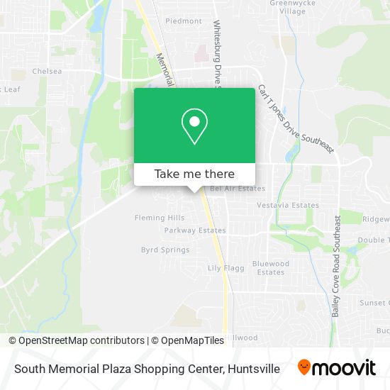 South Memorial Plaza Shopping Center map