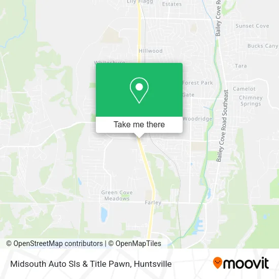 Mapa de Midsouth Auto Sls & Title Pawn