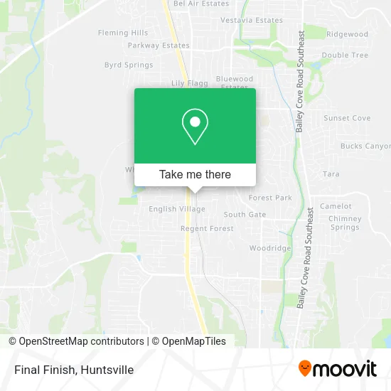 Final Finish map