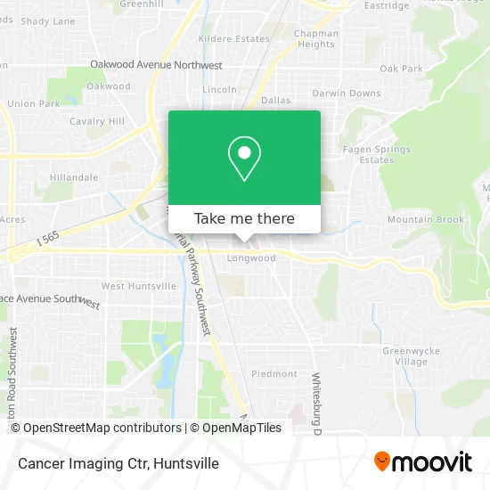 Cancer Imaging Ctr map
