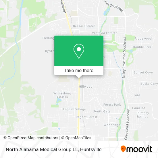 North Alabama Medical Group LL map