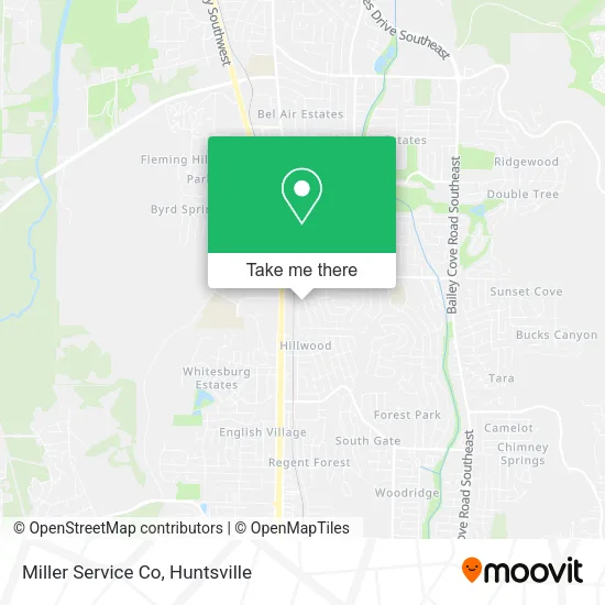Miller Service Co map