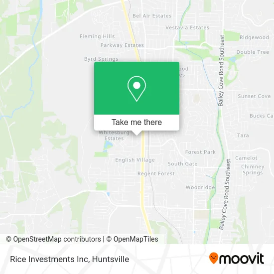 Rice Investments Inc map