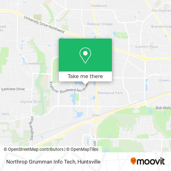 Mapa de Northrop Grumman Info Tech