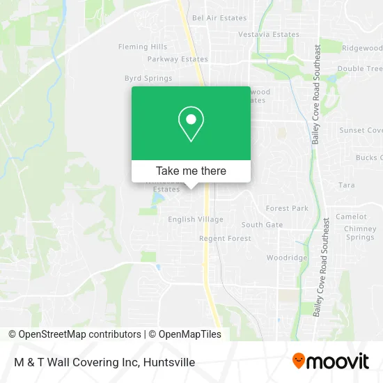 M & T Wall Covering Inc map