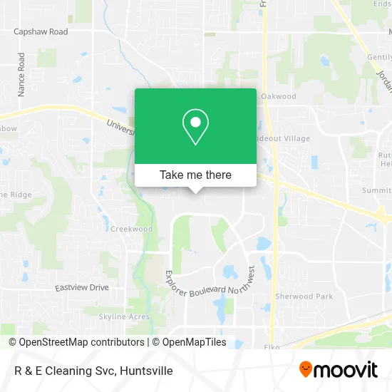 R & E Cleaning Svc map