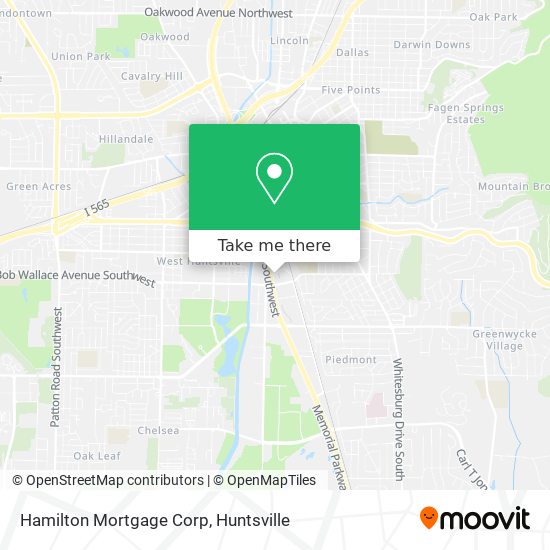 Hamilton Mortgage Corp map
