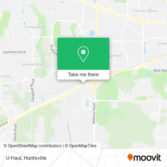 U-Haul map