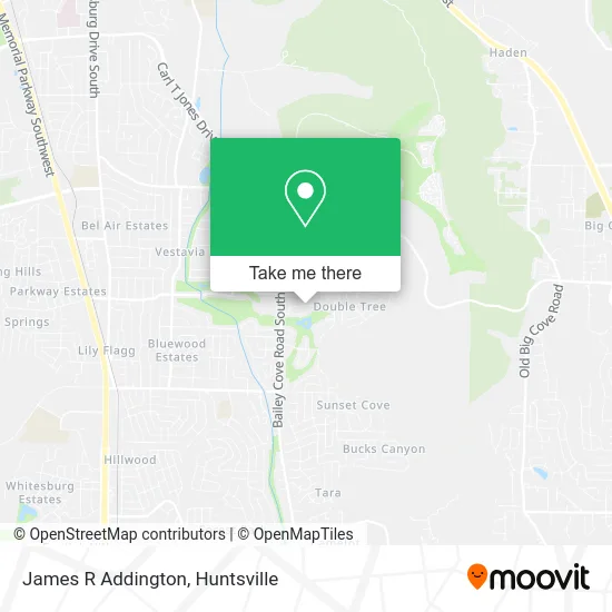 James R Addington map