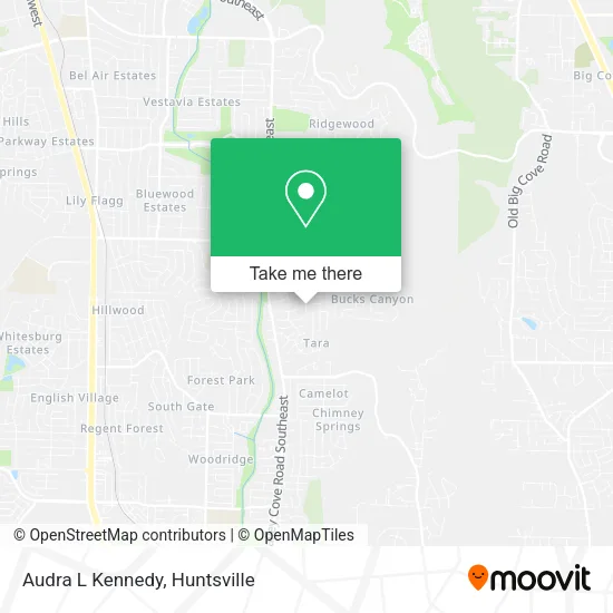 Audra L Kennedy map