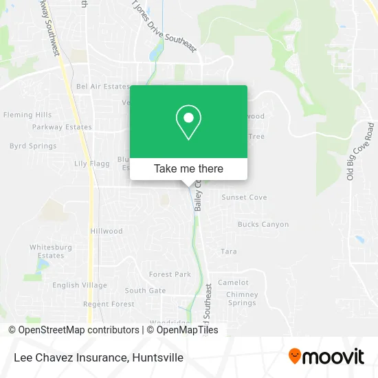 Lee Chavez Insurance map