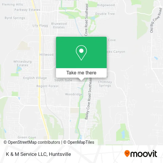 K & M Service LLC map