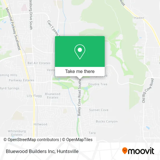 Bluewood Builders Inc map