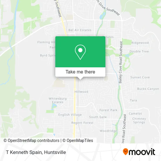 T Kenneth Spain map