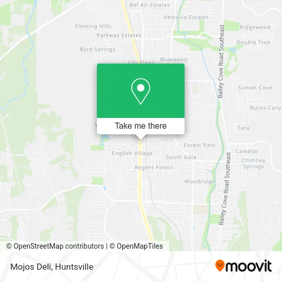 Mojos Deli map