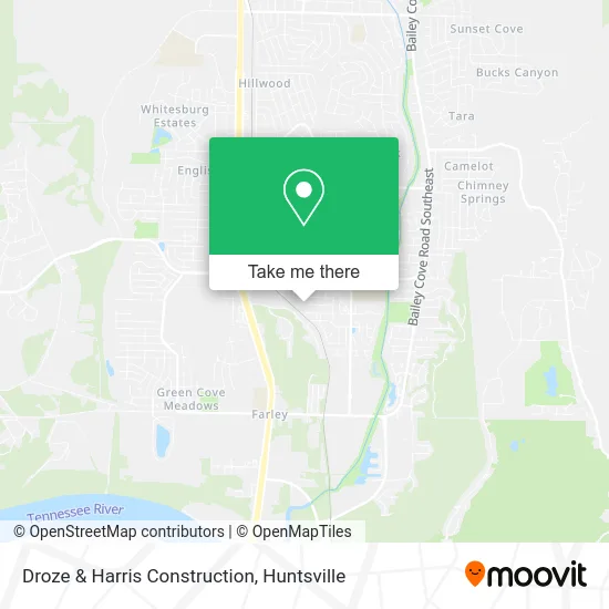 Droze & Harris Construction map