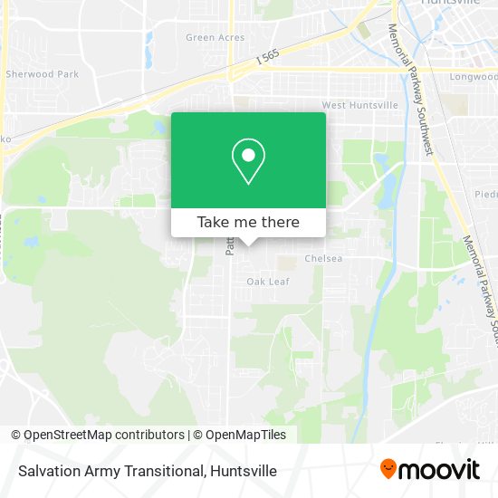 Mapa de Salvation Army Transitional