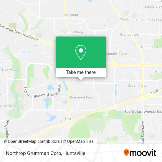 Northrop Grumman Corp map