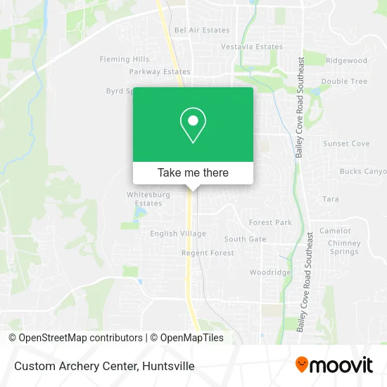 Custom Archery Center map
