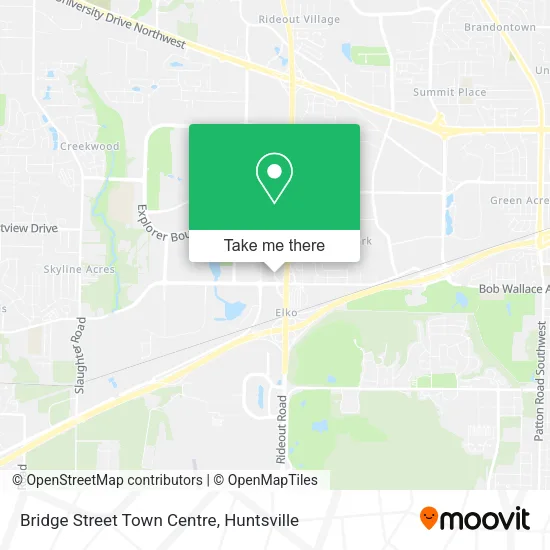 Mapa de Bridge Street Town Centre