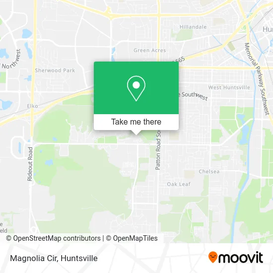 Magnolia Cir map