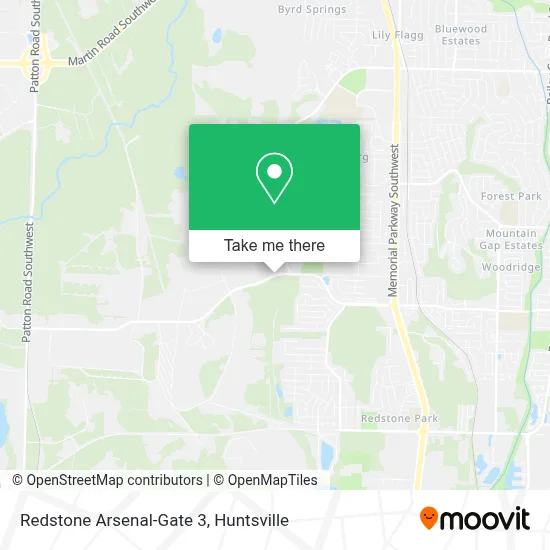 Redstone Arsenal-Gate 3 map