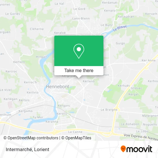 Intermarché map