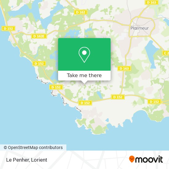 Le Penher map