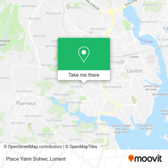 Place Yann Sohier map