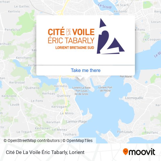 Cité De La Voile Éric Tabarly map