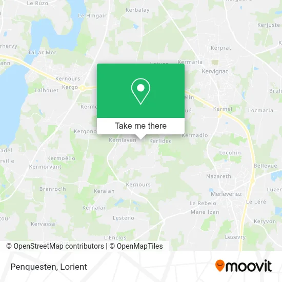 Penquesten map