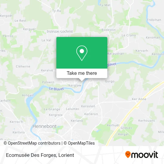 Ecomusée Des Forges map