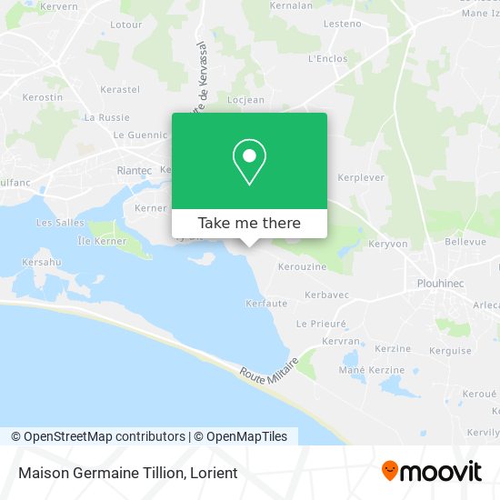Maison Germaine Tillion map