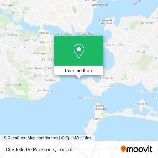 Citadelle De Port-Louis map