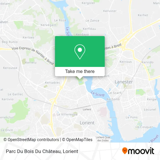 Parc Du Bois Du Château map