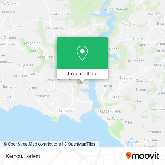 Kernou map