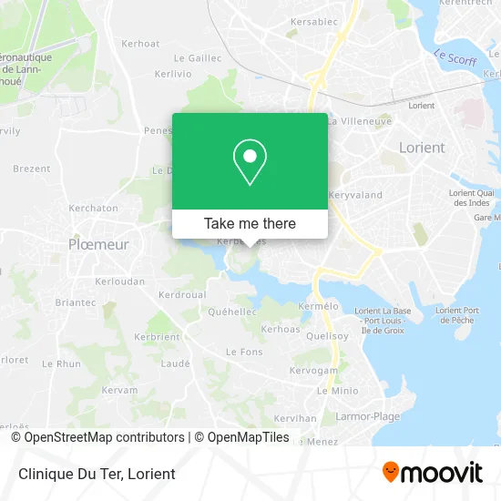 Clinique Du Ter map