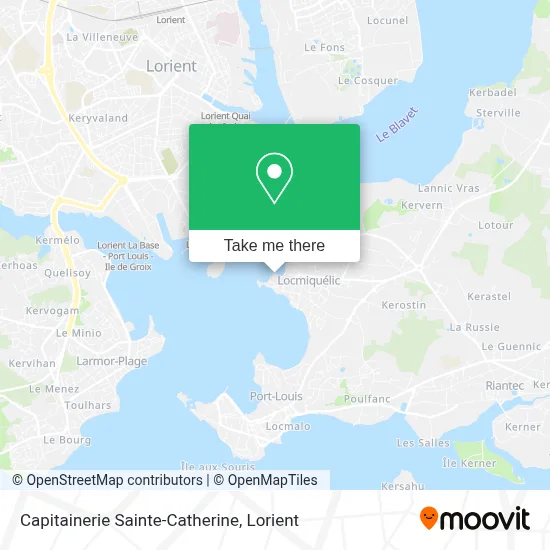 Capitainerie Sainte-Catherine map