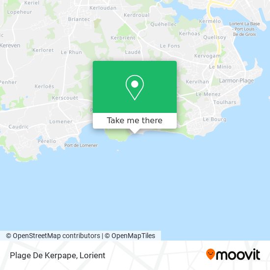 Plage De Kerpape map