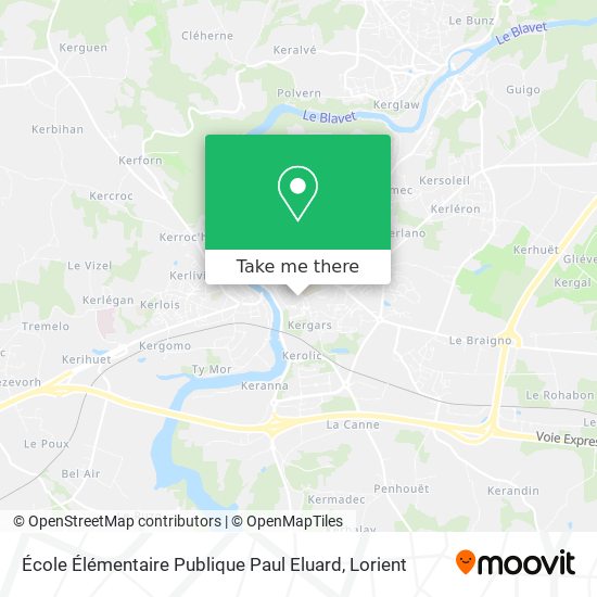 École Élémentaire Publique Paul Eluard map