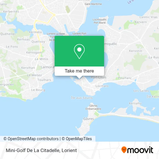 Mini-Golf De La Citadelle map