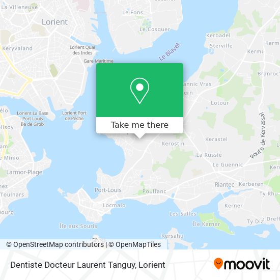 Dentiste Docteur Laurent Tanguy map