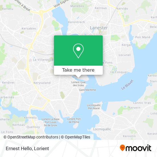 Ernest Hello map